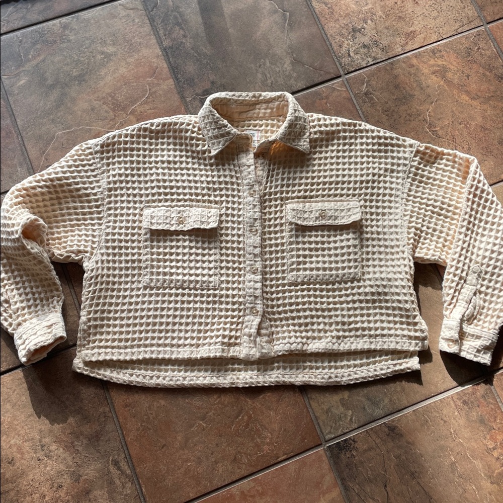 BDG Waffle Shacket